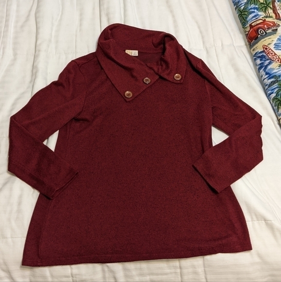 𝅺MISA Embellished Neck Sweatshirt - S Size - Picture 1 of 5